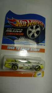 2011 Hot Wheels Mexico Convention 1966 tv serie batmovile yellow staff 