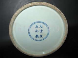Chinese antique rare dou cai porcelain brush pot 18th C  