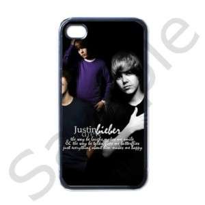 JUSTIN BIEBER Apple iPhone 4 Case (Black) 2011 Design  