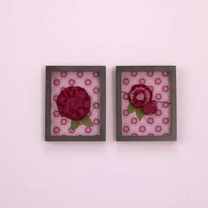  Orchid Grace Shadow Box Art   Set of 2 Baby