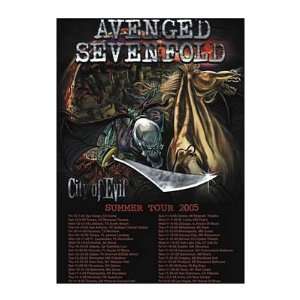  Avenged Sevenfold City of Evil Summer Tour 2005 Music Tin 