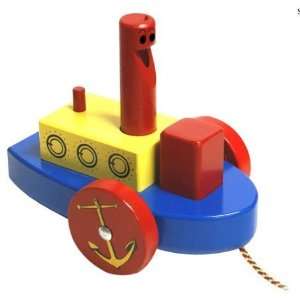  My 1st Wooden Toy Boat Made in USA Toys & Games