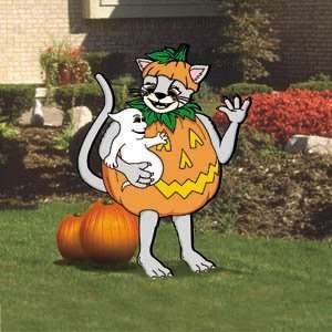 Pattern for Kitty Cat Pumpkin: Patio, Lawn & Garden