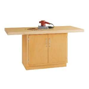  Wood Cabinet Workbench   Two Stations