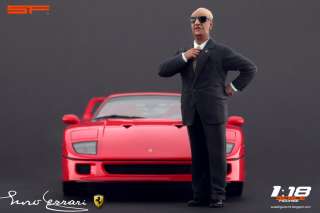 18 Enzo Ferrari VERY RARE figure for CMC Hot Wheels Kyosho Autoart 