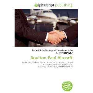  Boulton Paul Aircraft (9786132713155): Books