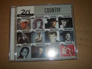 20TH CENTURY MASTERS THE BEST OF COUNTRY CD VARIOUS ARTISTS JOHNNY 