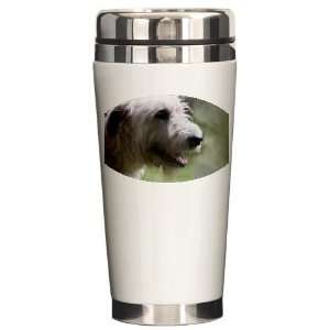  Content Irish Wolfhound Pets Ceramic Travel Mug by 