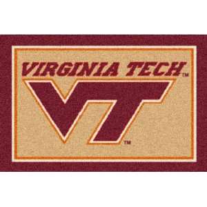  : NCAA Team Spirit Rug   Virginia Tech Hokies VT Sports & Outdoors
