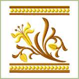 Lovely Lilies machine embroidery designs 5x7 hoop  