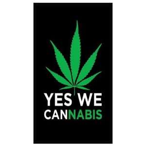    Magnet YES WE CAN NABIS (Funny Marijuana Slogan) 