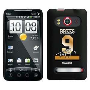  Drew Brees Signed Jersey on HTC Evo 4G Case: MP3 Players 