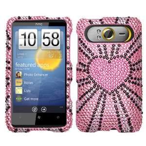   HD7 Diamante Protector Cover, Fervor Heart Cell Phones & Accessories