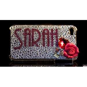 iPhone 4 & 4s Swarovski Crystal Bling Diamante Case Cover  YOUR NAME 