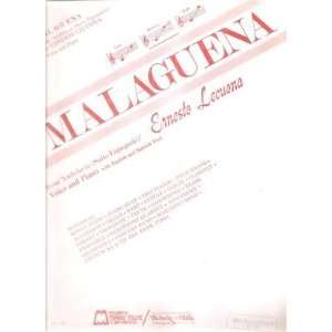  Sheet Music Malaguena Ernesto Lecuona 185: Everything Else