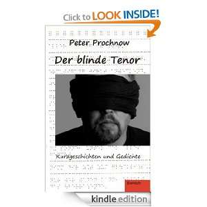 Der blinde Tenor (German Edition) Peter Prochnow  Kindle 
