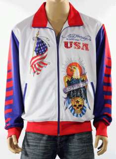   Hardy by Christian Audigier USA Eagle Country Track Mens Jacket  
