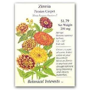  Zinnia Persian Carpet Seeds Patio, Lawn & Garden