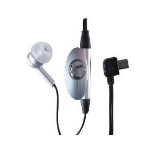  EverWin Mini Wired Mono Handsfree Headset (Silver) Cell 