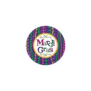  Mardi Gras Bead Party 7 Disposable Paper Plates: Health 