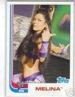 2007 WWE WWF ECW Topps Heritage III Diva MELINA #61  