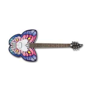  Daisy Rock Butterfly Artist Guitar, Fantasy Musical 
