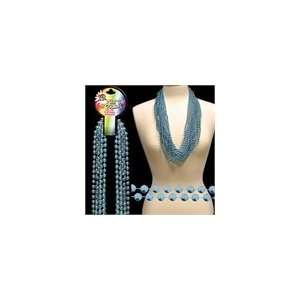  Teal Bead Necklaces. 33 long, 7mm beads: Health 