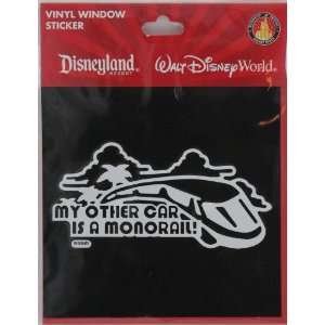   is a Monorail Vinyl Window Decal   ***Disney Theme Park EXCLUSIVE