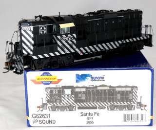   GP7 Locomotive w/DCC & Sound   Santa Fe/Zebra #2855   Athearn #G62631