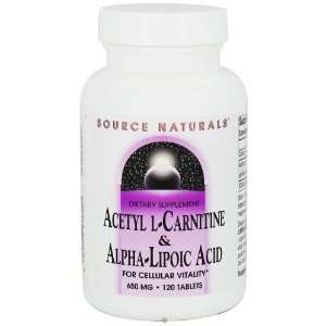  Acetyl L Carnitine & Alpha Lipoic Acid 500/150mg Health 