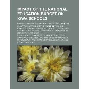  Impact of the national education budget on Iowa schools 