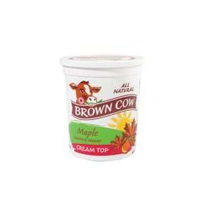 Brown Cow Whole Milk Maple Yogurt, Size: Grocery & Gourmet Food