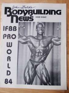 John Balik BODYBUILDING NEWS Issue #8 muscle magazine/ALBERT BECKLES 