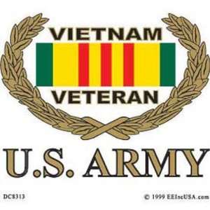  U.S. Army Vietnam Veteran Sticker Automotive