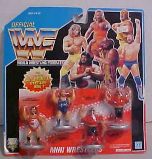WWF Mini Wrestlers 4 Pack Figures  