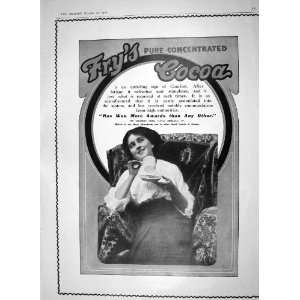  1910 ADVERTISEMENT FRYS PURE CONCENTRATED COCOA