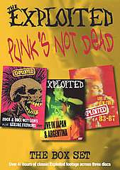 The Exploited   Punks Not Dead The Box Set DVD, 2008, 3 Disc Set 