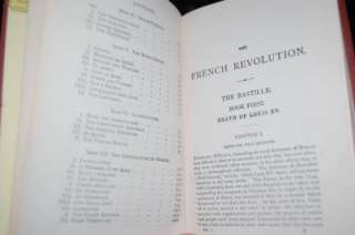 THE FRENCH REVOLUTION 1880 CARLYLE 3VOL GEM!!!  