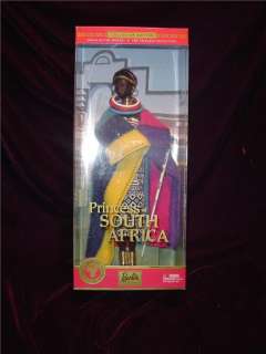 Princess of South Africa POTW Dolls the world BARBIE AA DOTW African 
