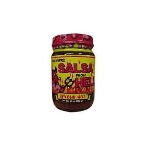 Habanero Salsa from Hell, 13 fl oz Grocery & Gourmet Food