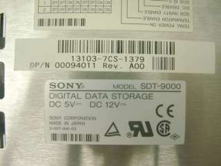 Sony SDT 9000 Dell 00094011 12/24 GB DDS DAT Tape Drive  