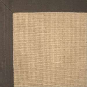  Euphrates Chocolate Cotton Border Contemporary Rug Size 4 