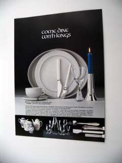 Royal Copenhagen Blue Line Dinnerware 1985 print Ad  