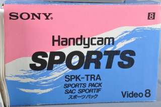 SONY Video 8 Handycam Sports Pack SPK TRA Camera Access  