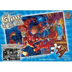   Lessons   100 Piece Glow in the Dark Jigsaw Puzzle 