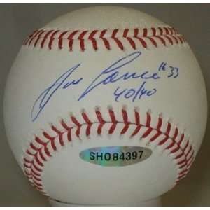  Jose Canseco Autographed Ball   As 40 40 UDA 
