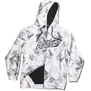   Answer Racing Youth Tubes Zip Up Hoody   Youth Large/White: Automotive