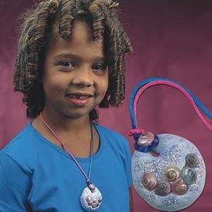   Educraft® Sand Dollar Necklace Craft Kit (Makes 48): Toys & Games