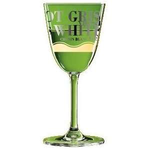 Wine Glass, Wine, Blanc, Silver Embossed, Elegant, Designer White Wine 