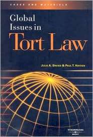 Davies and Haydens Global Issues in Tort Law, (0314167595), Julie A 